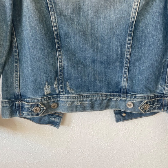 EUC AG Distressed Jean Jacket (XS) - Picture 6 of 9